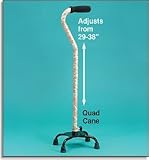 Four-Post Cane - Floral