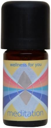 Meditation Essential Oil Blend. True Botanical, 100% Pure And Natural, Undiluted, High Quality, Therapeutic Grade (Blend of: Chamomile, Cistus, Frankincense, Galbanum, Sandalwood, Angelica, Myrrh) - 5 ml