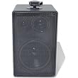 CSI/SPECO DMS-3TS BLACK 3-Way Indoor/Outdoor Weather Resistant Multi-TAP 70-Volt Speaker in Black