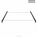 MALOUF Bolt-on Metal Bed Rail System, Queen, Black