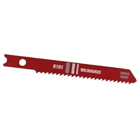 Milwaukee 48-42-0101 2 3 4-Inch High Speed Steel Jig Saw Blade 14 Teeth Inch, 5-Pack by Milwaukee