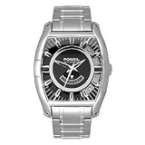 Fossil Mens Dress Automatic Watch - James Automatic - Silver 