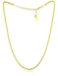 GURHAN "Vertigo" High Karat Gold Thick Tube Necklace, 16"