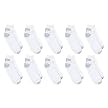 Men's Hanes® 10-pk. Low Cut Sock - White