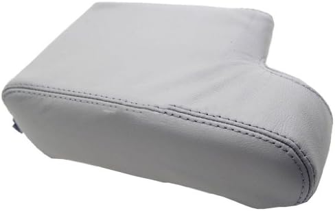 Fits 1992-1999 BMW E36 325 328 318 323 Real Light Gray Leather Console Lid Armrest Cover (Leather Part Only)
