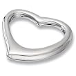 Amalfi Stainless Steel Floating Heart Pendant