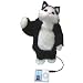 iPod and MP3 Player Black and White Kitten Dancing Speaker
