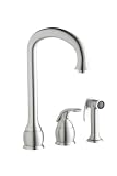 Elkay LK9402NK Explore Brass Kitchen Faucets Nickel Basins