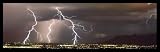 Lightning (Panorama) Art Poster Print - 12 X 36