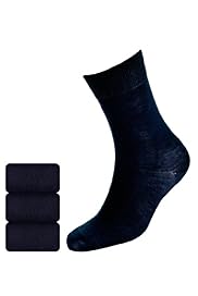 3 Pairs of Plain Socks with Wool