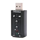 Buy 7.1 Channel USB External Sound Card Audio Adapter by HDE