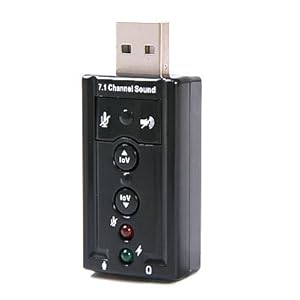 7.1 Channel USB External Sound Card Audio Adapter
