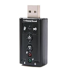 7.1 Channel USB External Sound Card Audio Adapter