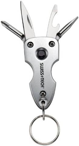 Swiss+Tech ST60300 Multi-Tool 7-in-1 Key Ring Tool