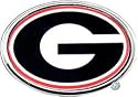 University of Georgia METAL Auto Emblem Adhesive