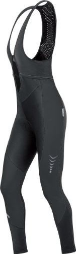 GORE BIKE WEAR Damen Tr&auml;gerhose CONTEST Soft Shell Bibtights mit Ges&auml;sseinsatz, black, 40, WWCONL990009