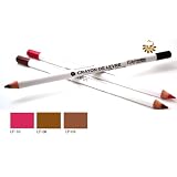 Itay Mineral Cosmetics Set of 3 Lip Liner Pencils (8,9,10) + Cala Dual Pencil Sharpener