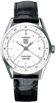 TAG Heuer Men's Carrera Automatic Twin-Time GMT Watch #WV2116.FC6180