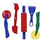 Clay Dough Tools Set, 5 Piece, Assorted Colors (CKC9762) Category: Clay