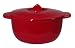 Chantal 2-1 2 Quart Round Covered Casserole, Glossy Red