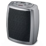 DeLonghi DCH1030 Safeheat 1500W Basic Ceramic Heater - Gray/Black