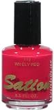 SATION Professional Wilely Red Nail Polish 0.5oz (Color: 113)