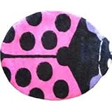 Bugs & Butterfly Rug - Pink Ladybug