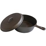 Review Cajun Cookware  / Cajun Cookware Cast Iron Chicken Fryer W/ Handle And Basket 4 Qt.