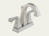 Delta 2551LF-SS Dryden Two Handle Centerset Lavatory Faucet, Stainless