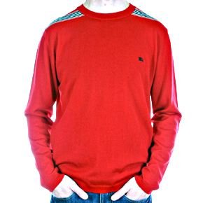 Burberry shoulder striped knitwear