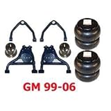 1982-2005 CHEVROLET 3500 EXPRESS VAN Upper and Lower Control Arms with Bags and... by Airbagit