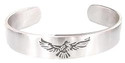 Phoenix Bird Firebird Pewter Bracelet