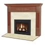 Viceroy R Flush Fireplace Mantel in Medium Provincial