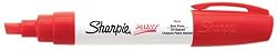 Sharpie Paint Marker Pen Oil Base Bold Point, Red Box of 6