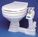 COMPACT MANUAL MARINE TOILET