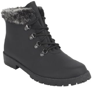 Outdoor Elements Women's Water-Repellent Wide Width Hiker Boots Black,10 Ww