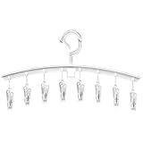 Whitmor 6027-533 Designer Plastic Clip and Drip Add-On Hangers, Set of 3