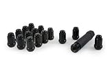 Gorilla Automotive 21132BC Small Diameter Acorn Black 4 Lug Kit (12mm x 1.50" Thread Size)