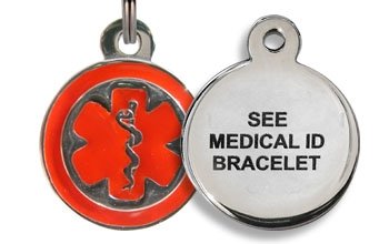 American Medical ID See Medical ID Bracelet Stainless Steel