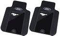 Ford Mustang Pony - 2 Pc Rubber & Carpet Floor Mats Set