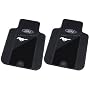 Ford Mustang Pony - 2 Pc Rubber & Carpet Floor Mats Set