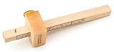 Footprint 160019 Series 1258 6-Inch or 152 Millimeter English and Metric Beechwood Marking Gauge