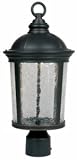 Designers Fountain LED21346-ABP Winston - 9" LED Post Lantern, Aged Bronze Patina Finish