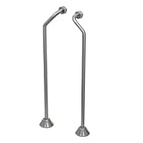 American Bath Factory F1090-SN Supply Lines in Satin Nickel