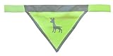 Alcott Essentials Visibility Dog Bandana, Small, Neon Yellow with Reflective Accents