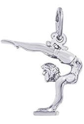Rembrandt Sterling Silver Gymnast Charm