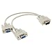 VGA VERTEILER SPLITTER KABEL 1 PC -->> 2 MONITORE
