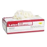 Disposable Powdered Latex Exam Gloves, Size Large, 100 Gloves/Box (GAX350L) Category: Medical Latex Exam Gloves