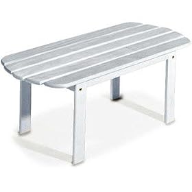 White Outdoor Patio Woodstock Coffee Table
