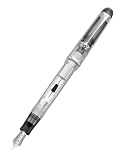 Pilot Custom 74 Fountain Pen, Clear Barrel, Medium Nib (60555)